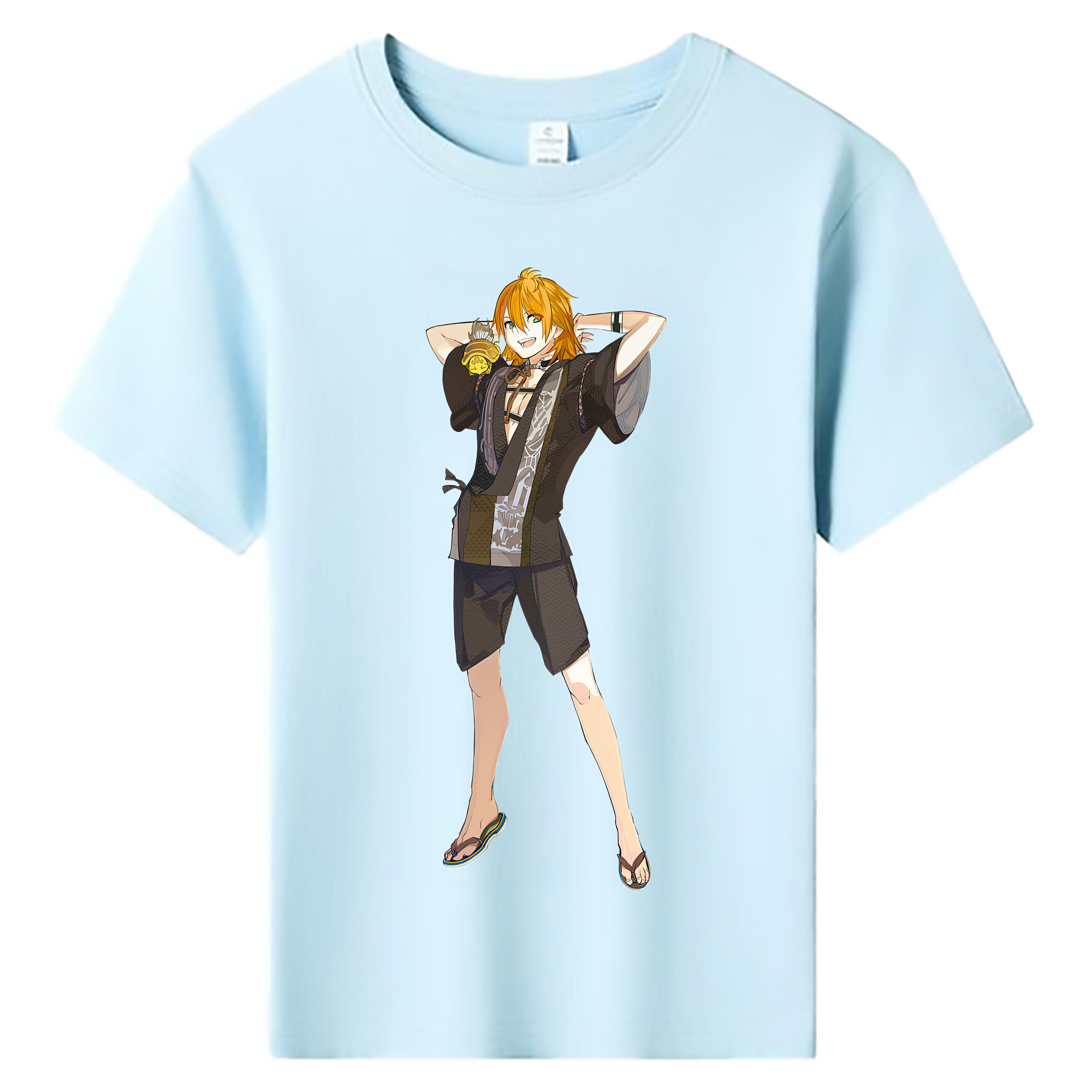 （画像用） 刀剣乱舞 Touken Ranbu 綿100％キッズTシャツ（フロントプリント）